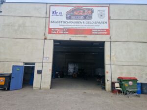 KFZ Hobby Werkstatt Eingang